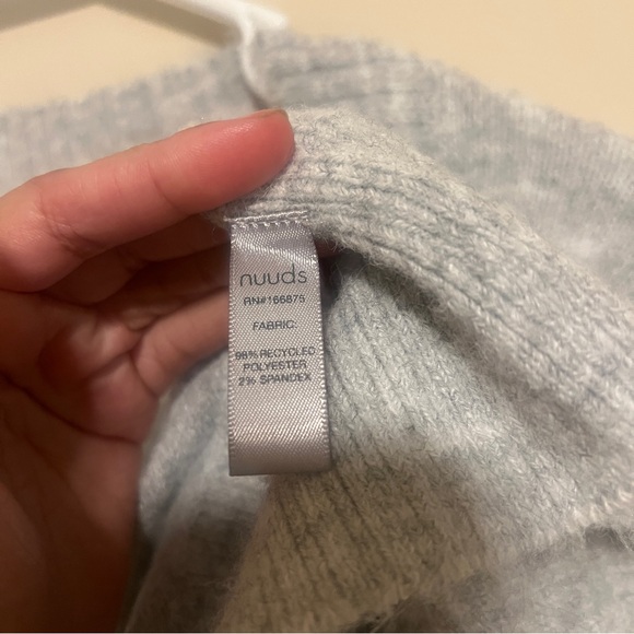 Nuuds Cozy Gray Women's Sweater - Picture 4 of 5